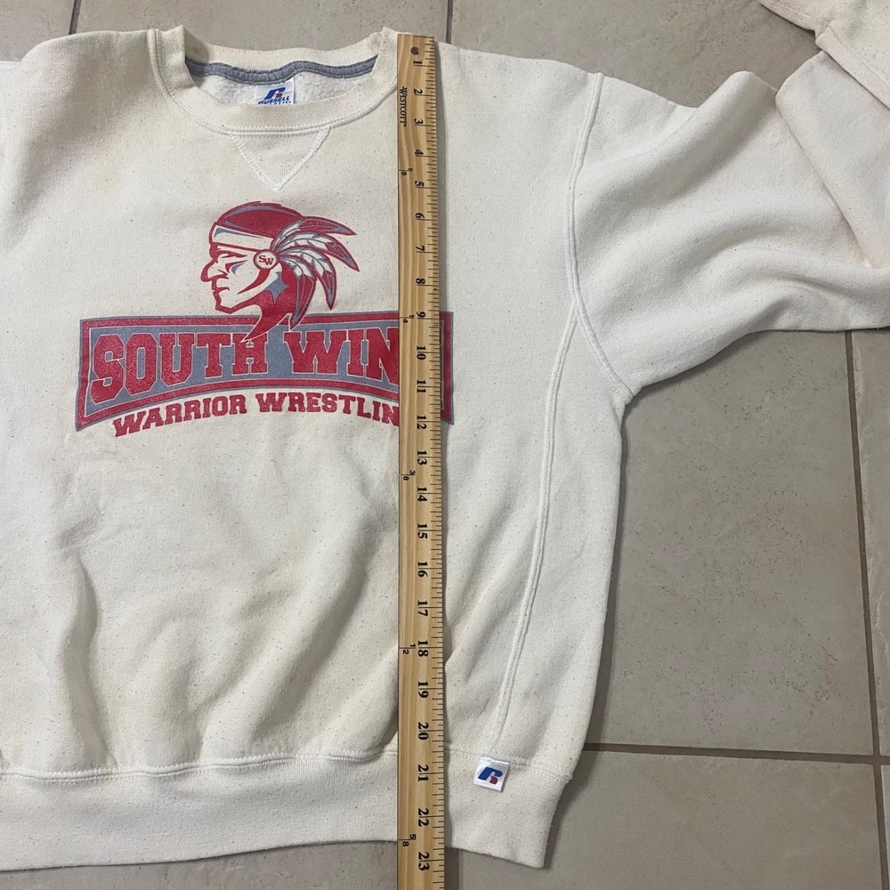 Russell Athletic South Winn Warrior Wrestling Sweatshirt Crewneck Small - Picture 7 of 8